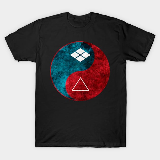 samurai champloo- Yin Yang 2 T-Shirt by Rebellion10